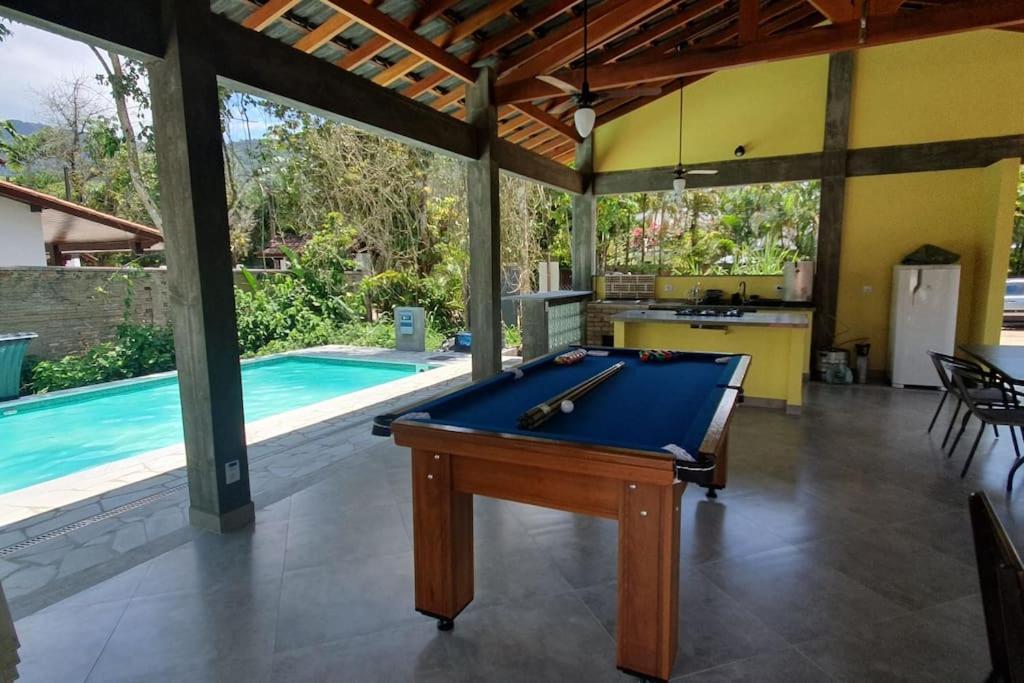Itamambuca A Beira Mar Com Piscina Villa Ubatuba Exterior photo