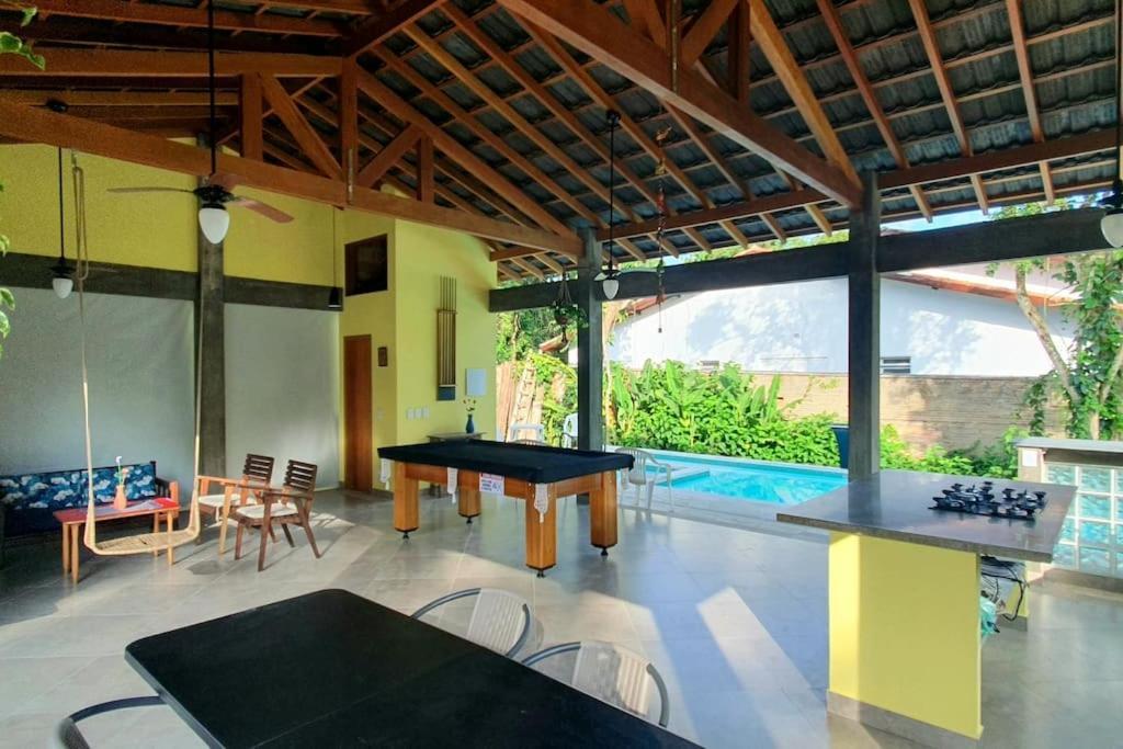 Itamambuca A Beira Mar Com Piscina Villa Ubatuba Exterior photo